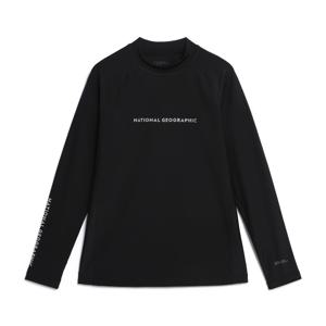 N242MRG610 남성 래글런 소매 긴팔 래쉬가드 CARBON BLACK