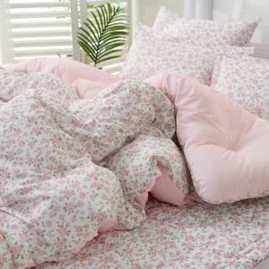 로젤 모달 사계절 차렵이불 슈퍼싱글 킹사이즈 봄이불 세트