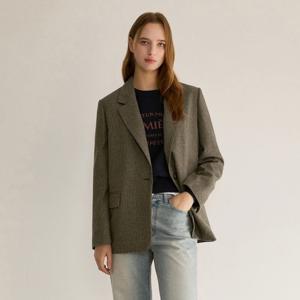 [정가 188,000원]울 하운드투스 싱글 자켓 AWWJKP31730