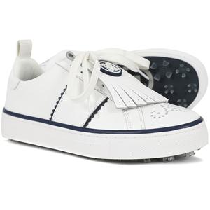 GLF000086-S/TWT  여성 골프화 새들 스트라이프 더프 킬티