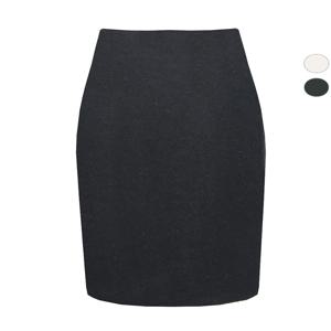 여성 원 트위드 겨울 정장 울스커트