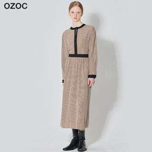 차이나카라 나염 원피스