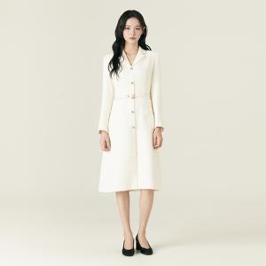 자켓형 싱글 롱트위드 원피스 RMOWF4VS11