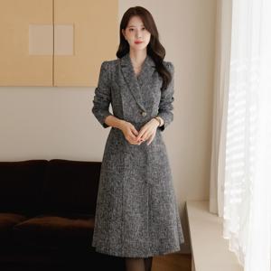 (~XXL까지) 아비다 투웨이 트위드 원피스 겨울 아우터 하객룩 오피스룩 모임룩 격식룩 상견례 빅사이즈