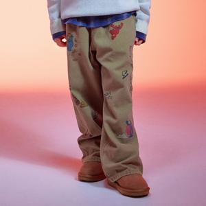 세서미스트리트x 키즈 믹스 우븐팬츠 베이지 CK2507PT26BE