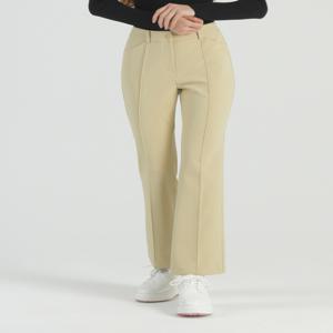 헤지스 골프 여성 [[25SS]] HWPA5A211I2 베이지 여성 핀턱 부츠컷 밴딩 팬츠