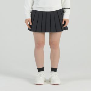 헤지스 골프 여성 [[25SS]] HWSK5A201BK 블랙 여성 에센셜 플리츠 스커트