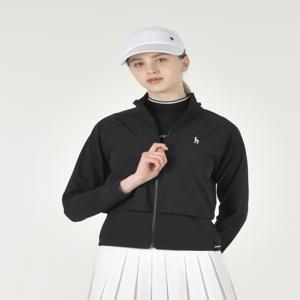 헤지스 골프 여성 [[25SS]] HWJU5A201BK 블랙 여성 숏기장 스트레치 스윙 점퍼