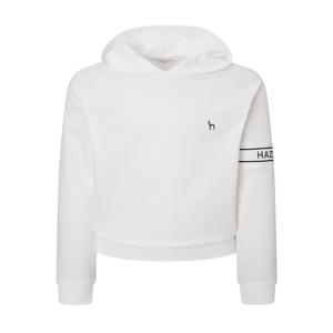 헤지스 골프 남성 [[24FW]] WPTS4C223OW [가격인하][스테디셀러]로고 프린트 후드티셔츠 (WHITE)