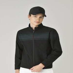 헤지스 골프 [[25FW]] HUJU5C901BK [ESSENTIAL]블랙 남성 컬러 블록 홑겹 바람막이