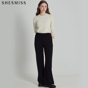 (SHESMISS)] 엘리트 스트레치 와이드 슬랙스 (택가격:168000원)