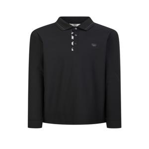 닥스 골프 [[26SS]] DGTS6A902BK 블랙 체크 디테일 긴팔 카라티