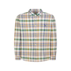 남성 [[26SS]] HZSH6B332E1 그린 마드라스 체크 셔츠