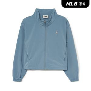 [공식] 여성 베이직 애슬레저 크롭 오버핏 바람막이 LA Ptn.Blue