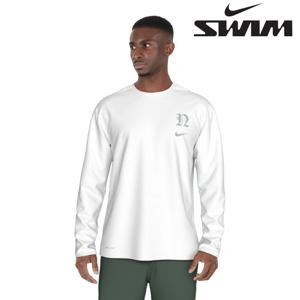 나이키스윔 남성 럭스 레터 롱 슬리브 하이드로가드 NESSF474-100-BS