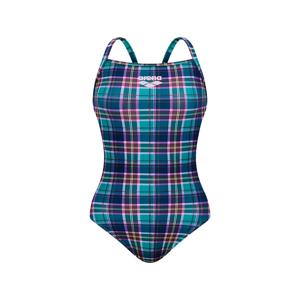 [아레나] 컨트리 체크 원피스 싱글 수퍼플라이백 A5FL1LO05MNT