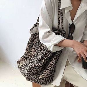 [브리치]  / 레오파드 가벼운 가방 숄더백 쇼퍼백 호피 에코백