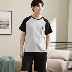 시니컬 믹스 남성 반팔 잠옷 파자마 세트 남자 신상 홈웨어 빅사이즈