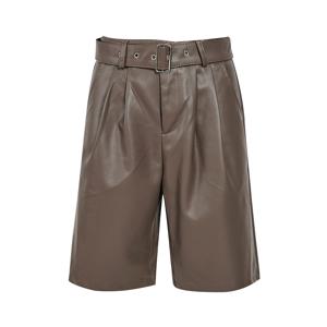 [JJ지고트] 페이크 레더 벨티드 5부바지GPAN0SL101