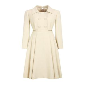 [정가349000원]체인 장식 더블 플리츠 원피스 GPBA0OP301