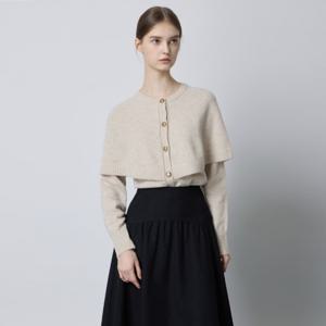 [씨씨콜렉트] 케이프 울 니트 가디건 C254KSL143