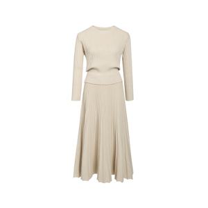 [정가139000원]니트 골지 주름 플레어 셋업 GRAN1OP131