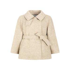 [정가439000원]울 백 플리츠 래글런 하프 코트 GPBA0CTR51