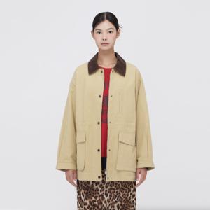 [씨씨콜렉트] 코듀로이 카라 유틸리티 자켓 C254MSJ701