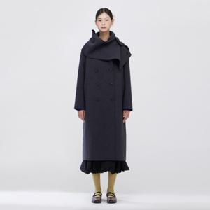 [씨씨콜렉트] 머플러 롱코트 C254MSG755