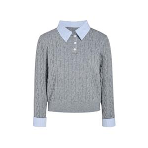 [정가139000원]카라 레이어드 케이블 니트 GS2N1PO231