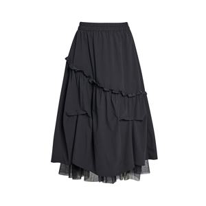 샤 레이어드 셔링 캉캉 스커트 GS4N0SK401