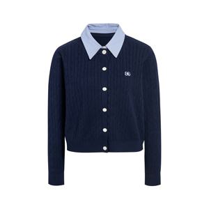 [S/S버전] 시그니처 카라 레이어드 케이블 가디건 GS3N1PO361