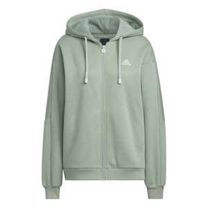 남여공용 워딩 안감 플리스 집업후드 자켓 올리브 그린 IK9894