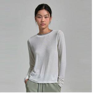 여성 울블렌드 라운드넥 긴팔티 PHG2TS2310
