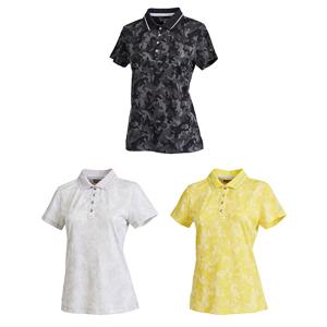 골프 여성 SS 카모플라주 패턴 반팔 셔츠 036734167
