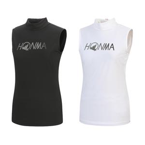 골프 여성 SS 로고 하이넥 민소매 티셔츠 HWGX703R684