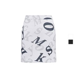 맥케이슨 여성 SS 로고 자가드 니트 스커트 MAW2PC201