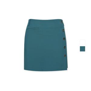 맥케이슨 여성 SS 사이드 단추 포인트 랩스커트 MBW2PC101