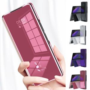 갤럭시 Z폴드 7 6 5 4 3 2 클리어뷰 미러 플립 커버 폴더 케이스