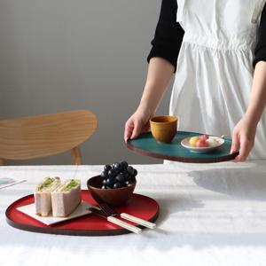 삼베 옻칠 컬러트레이 풀세트 (5P)