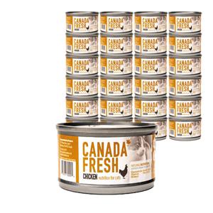 캐나다 프레쉬 닭고기 85g x 24개 고양이주식캔 습식사료