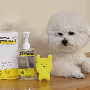 강아지 식기 주방 세제 400ml 1P 무향 다목적 세정제 강아지세제 고양이세제 식기세제