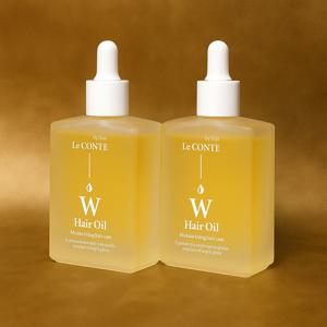 르꽁뜨 헤어에센스 W헤어오일 컬 클리닉 단백질 프리미엄 아르간 세라마이드 수분 헤어에센스 50ml 2개