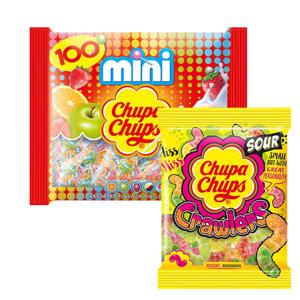 츄파춥스 미니 100개입 + 사워크롤러 젤리 60g x 10봉