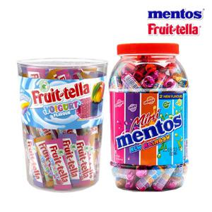 미니멘토스 100입 + 후르트텔라 590g