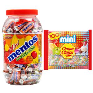 츄파춥스 미니 100입 + 미니멘토스 100입