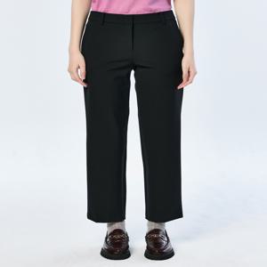 헤지스 여성 [[25SS]] HSPA5AC11BK [스트레이트핏]블랙 나일론혼방 팬츠