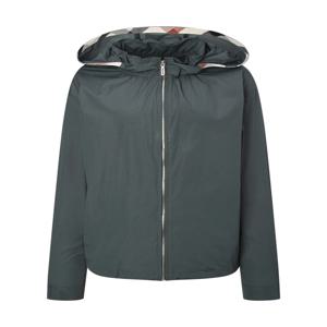 닥스 여성 [[25SS]] DLJU5B403K3 [바람막이]카키 체크 배색 탈착 후드 경량 숏 점퍼