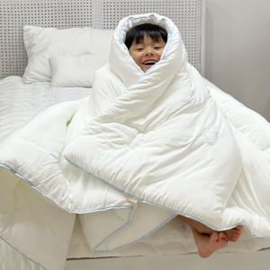 키즈 모달100% 구름자수 차렵이불 (S,M) 2colors