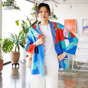 [최초가 348000원] 컨템 썸머 더블 코트 (AGMPCT05) LIGHT BLUE